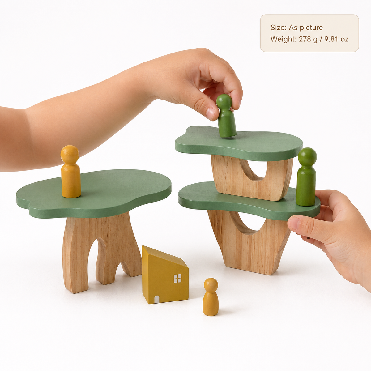 Montessori Forest Stacking Toy Montessori Nation