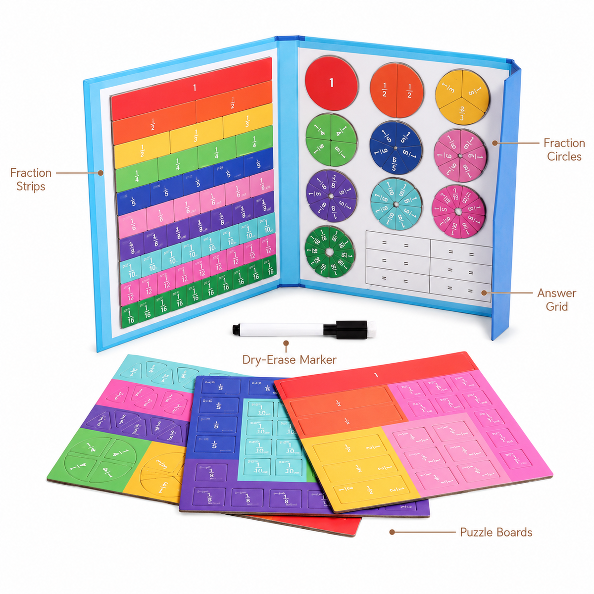 Montessori Fraction Learning Board Montessori Nation