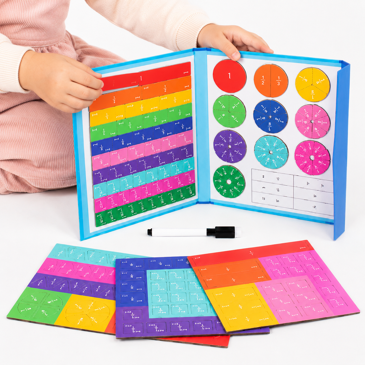 Montessori Fraction Learning Board Montessori Nation