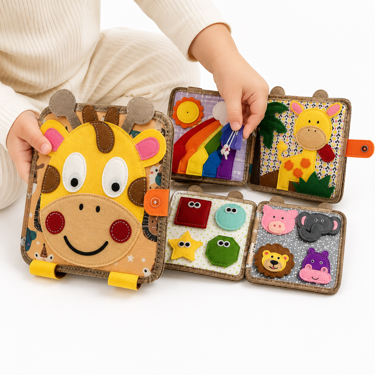Montessori Giraffe Busy Board Montessori Nation