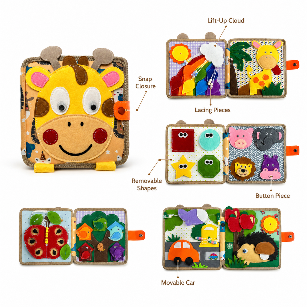 Montessori Giraffe Busy Board Montessori Nation
