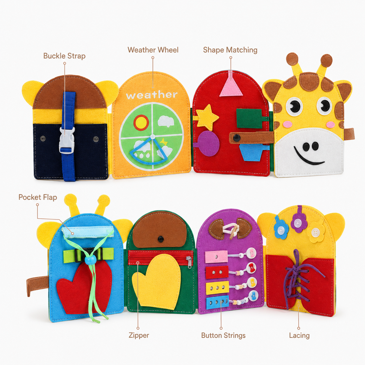 Montessori Giraffe Busy Board Montessori Nation
