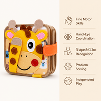 Montessori Giraffe Busy Book Montessori Nation