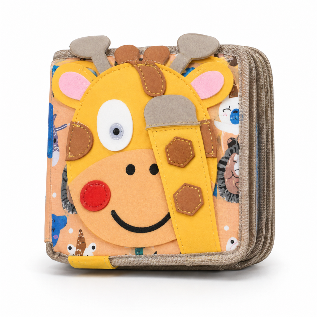 Montessori Giraffe Quiet Book Montessori Nation