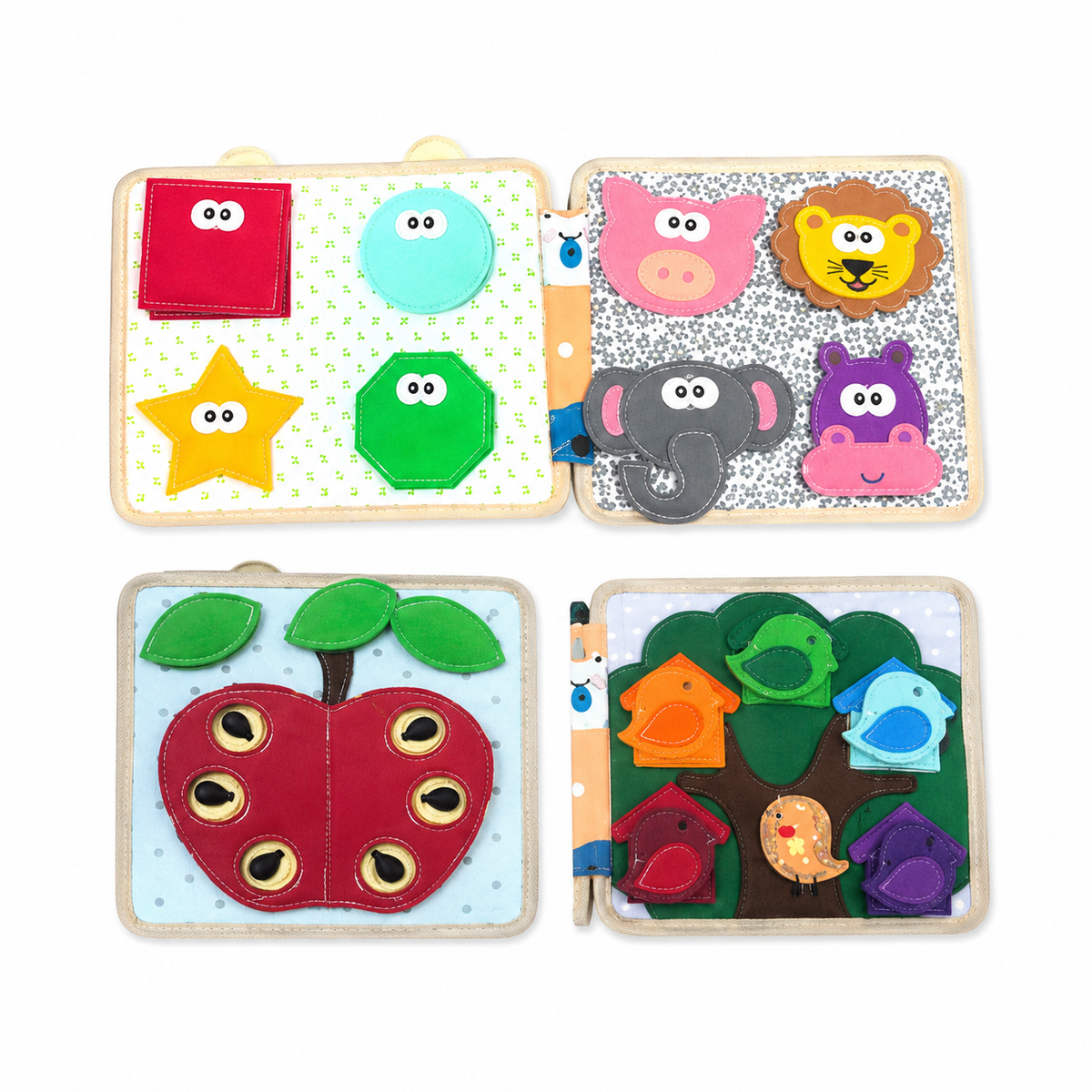 Montessori Giraffe Quiet Book Montessori Nation