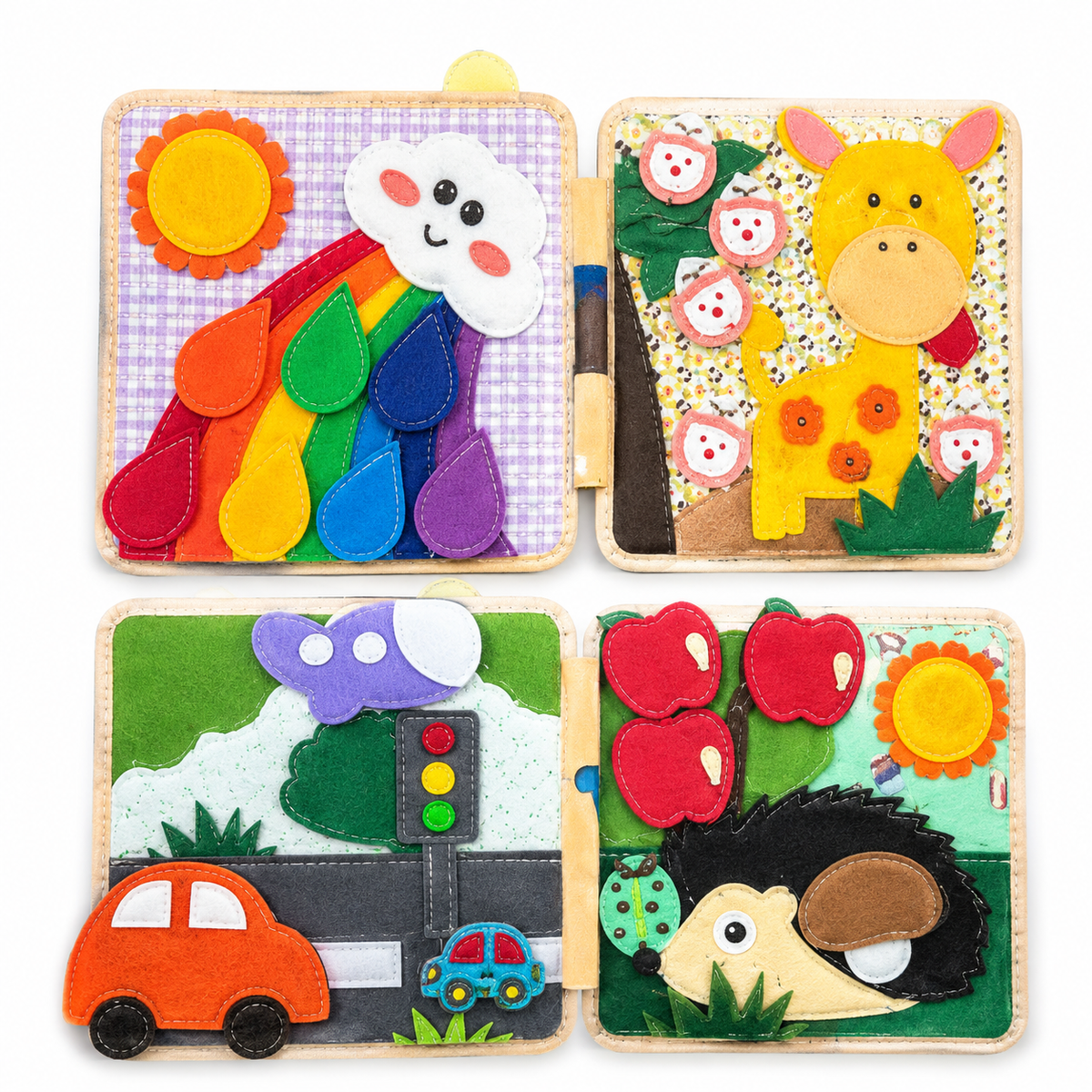 Montessori Giraffe Quiet Book Montessori Nation