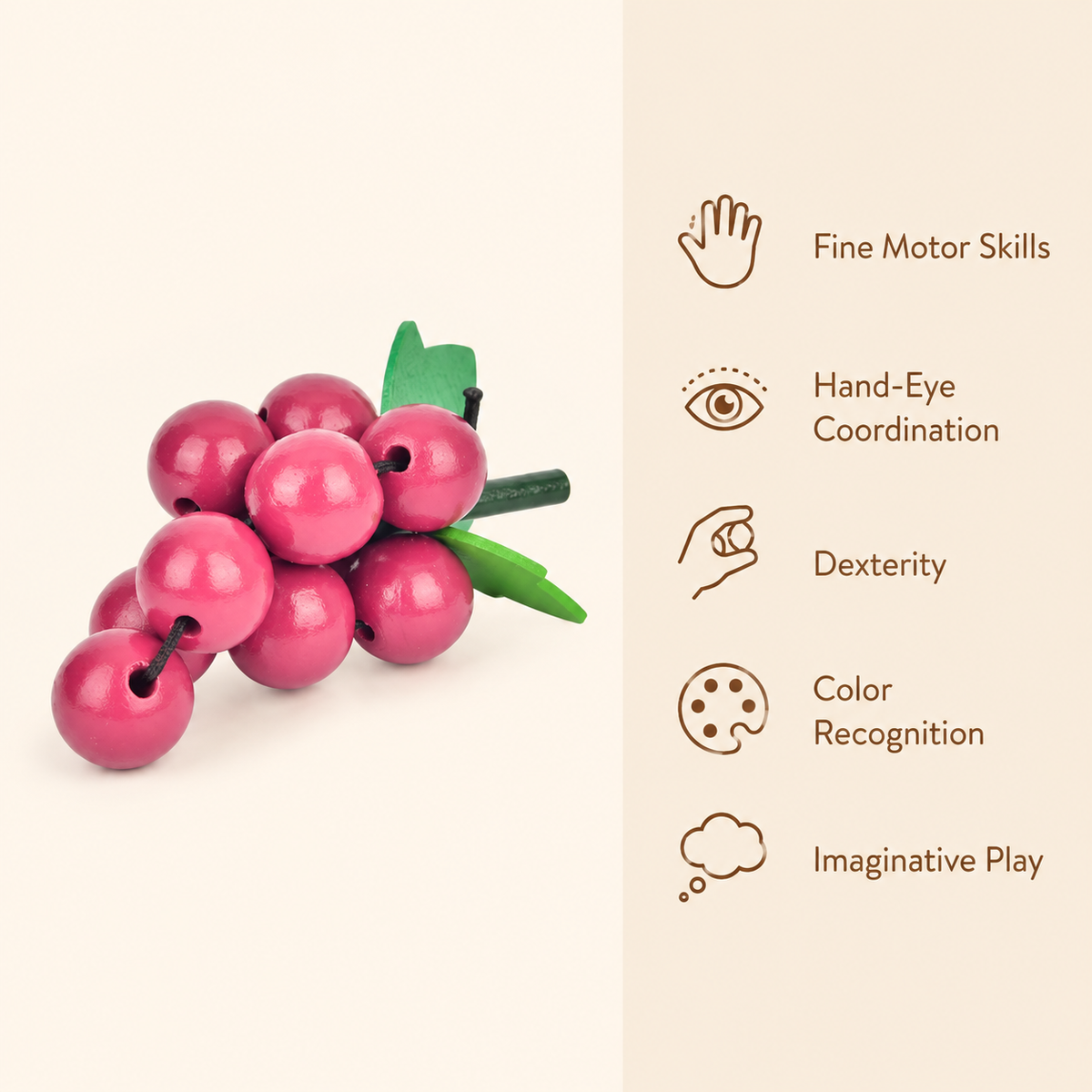 Montessori Grape Toy Montessori Nation