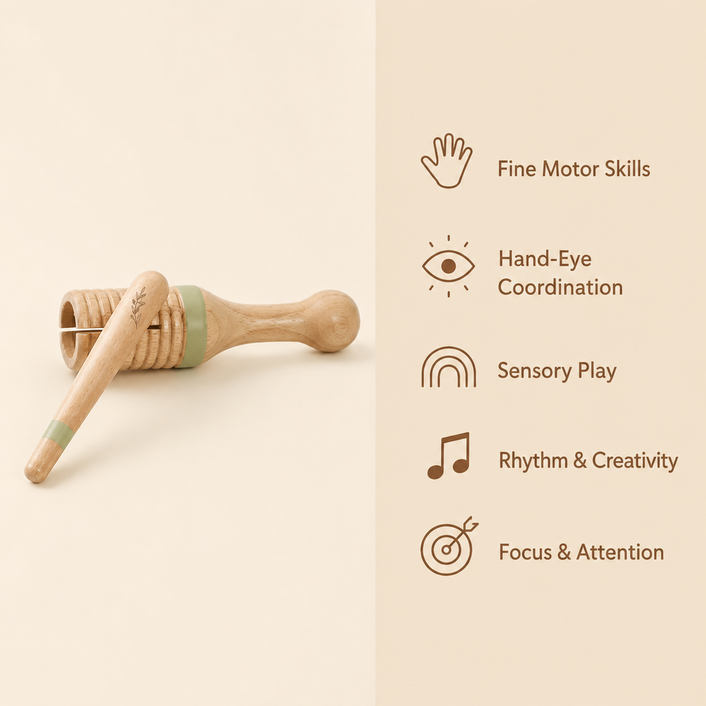 Montessori Guiro Instrument Montessori Nation