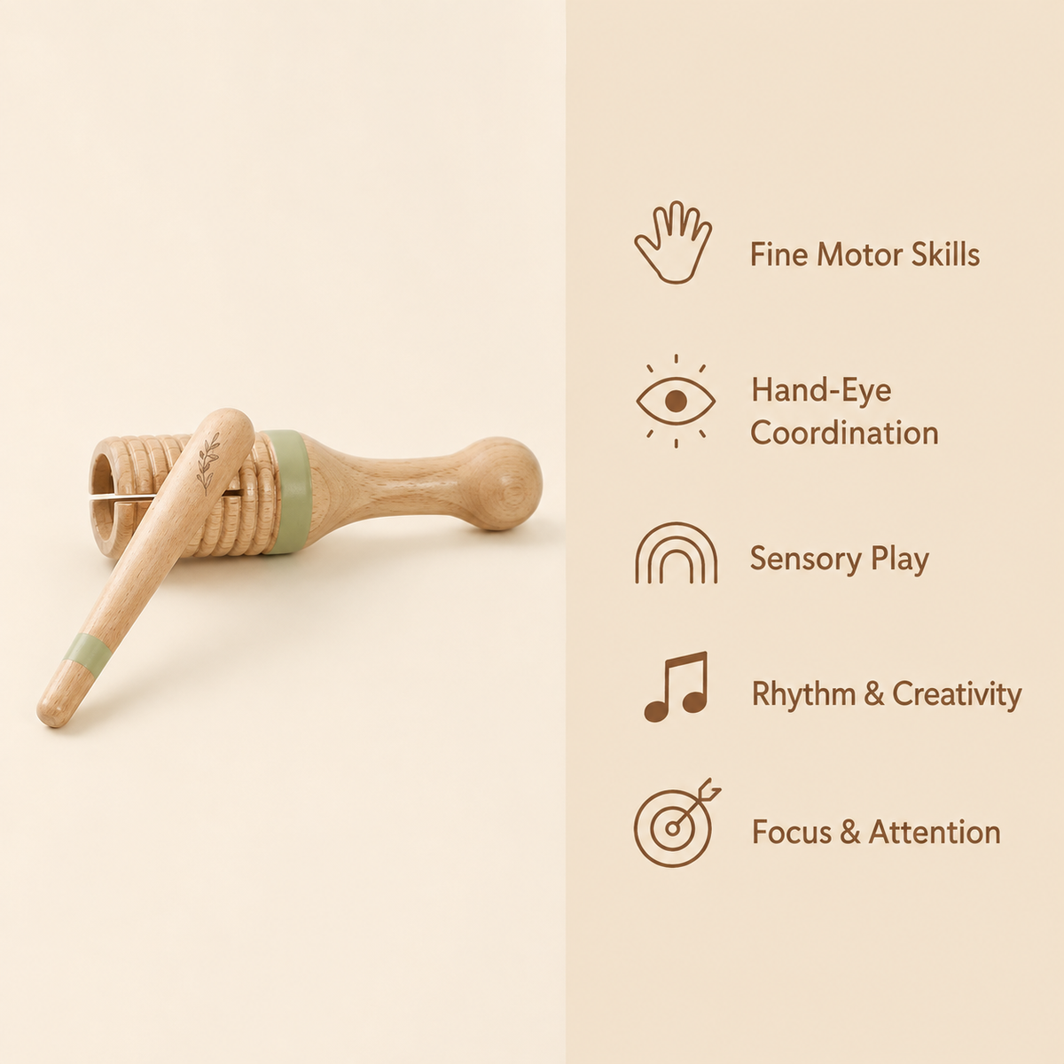 Montessori Guiro Instrument Montessori Nation