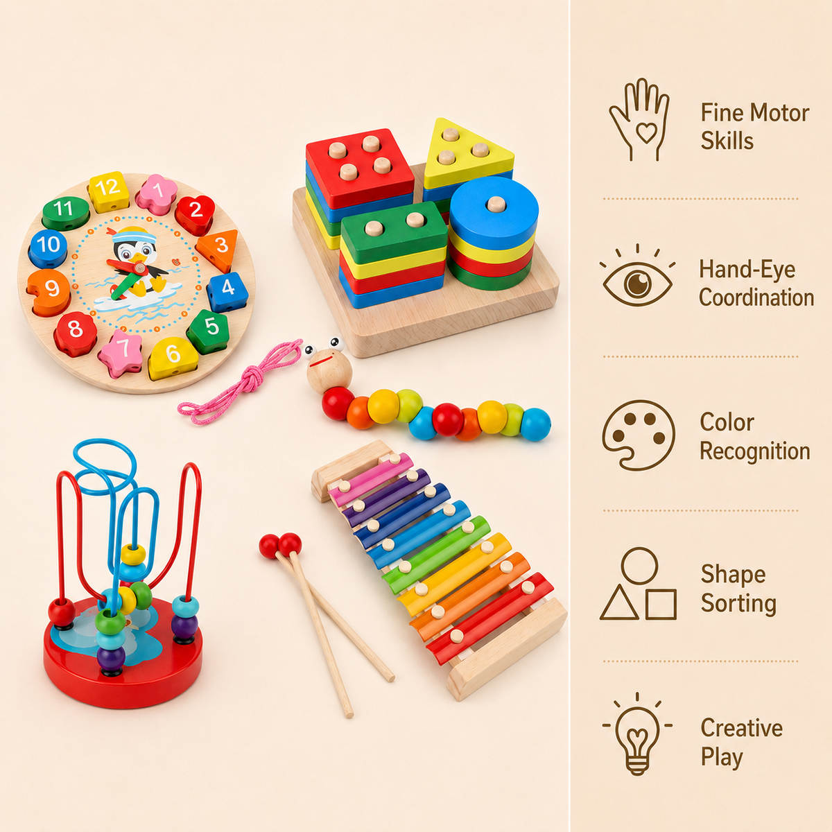 Montessori Learning Toy Set Montessori Nation