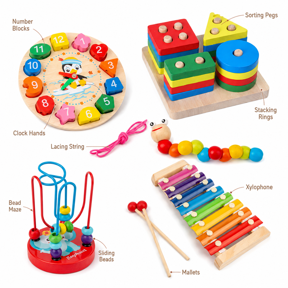 Montessori Learning Toy Set Montessori Nation