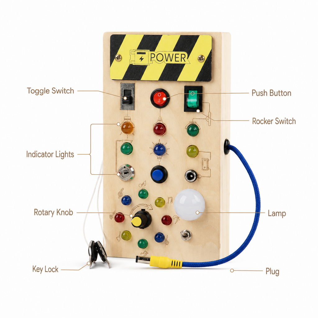 Montessori Light Switch Busy Board Montessori Nation
