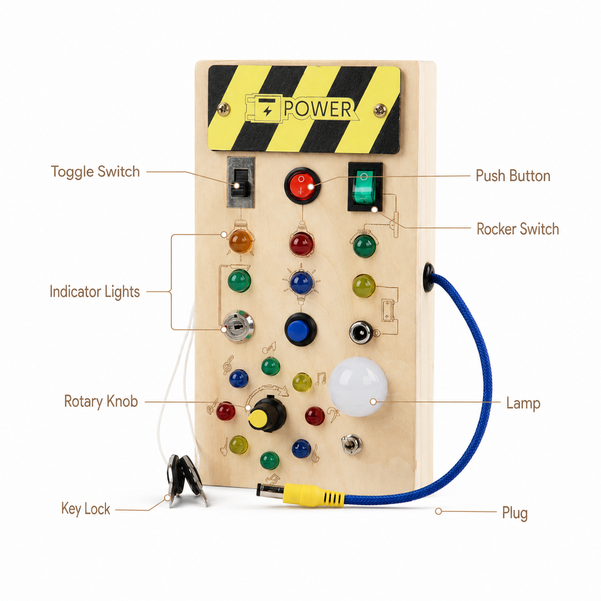 Montessori Light Switch Busy Board Montessori Nation