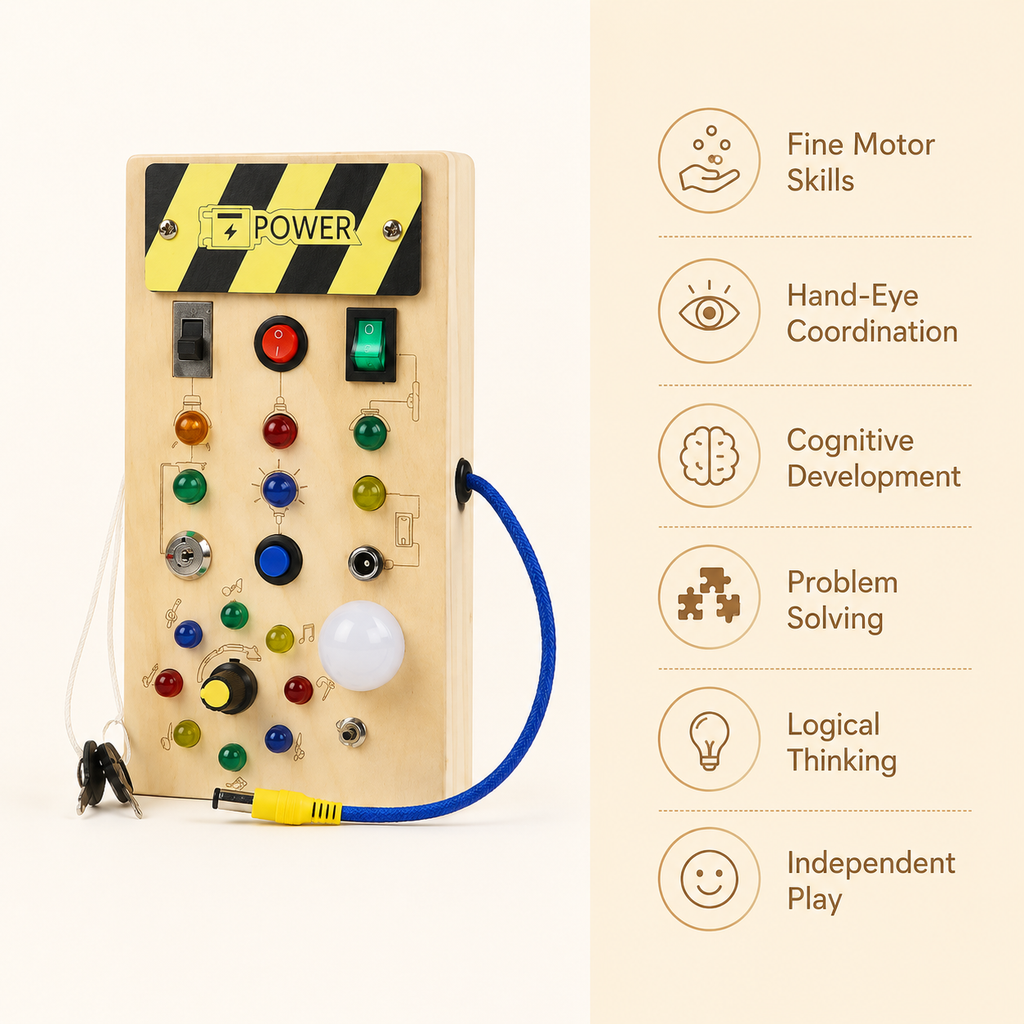 Montessori Light Switch Busy Board Montessori Nation