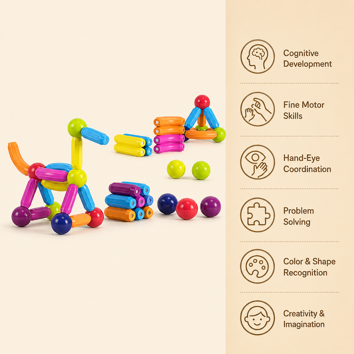 Montessori Magnetic Building Set Montessori Nation
