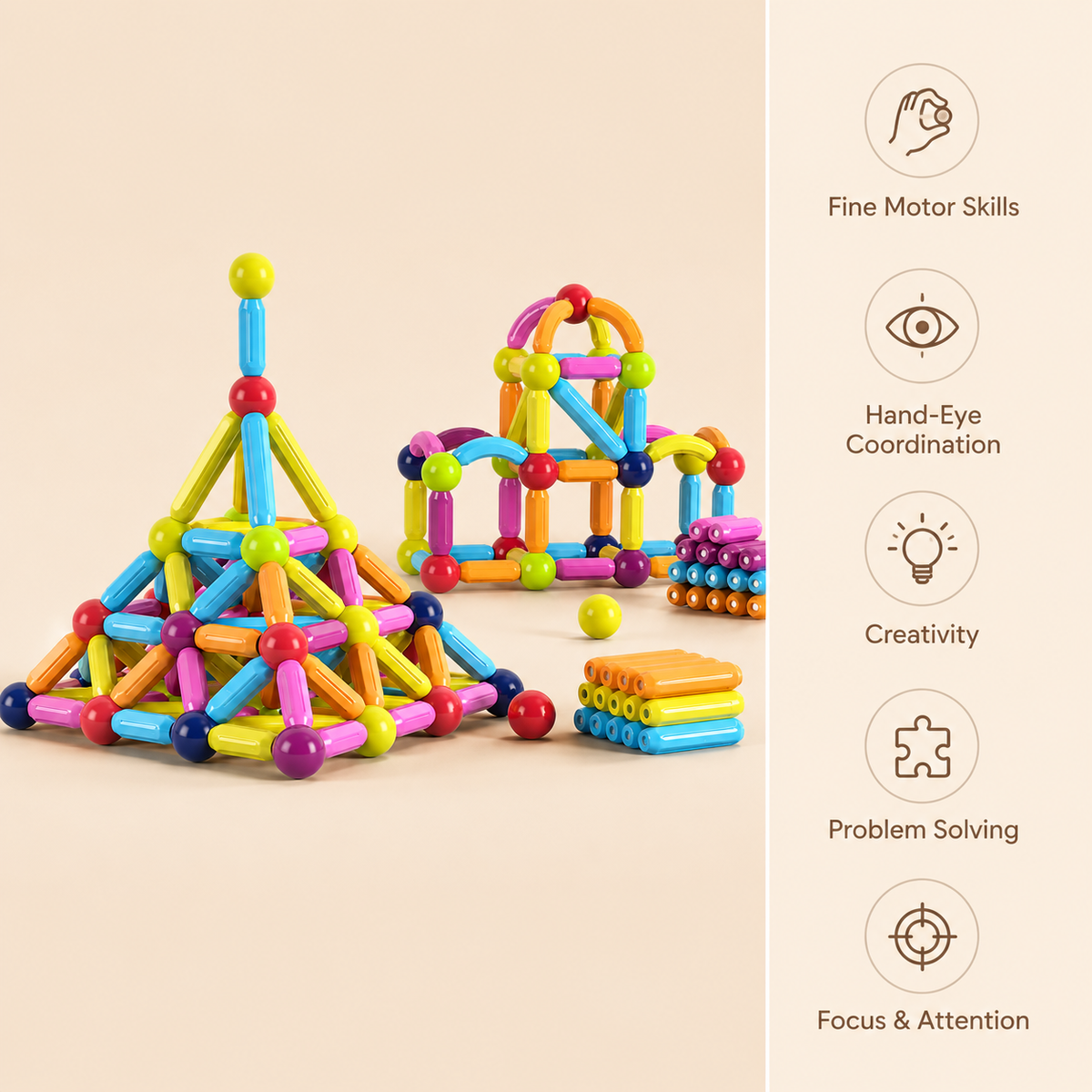 Montessori Magnetic Building Set Montessori Nation