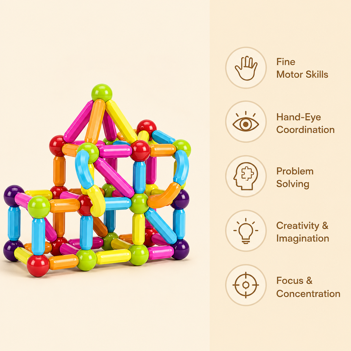 Montessori Magnetic Building Set Montessori Nation