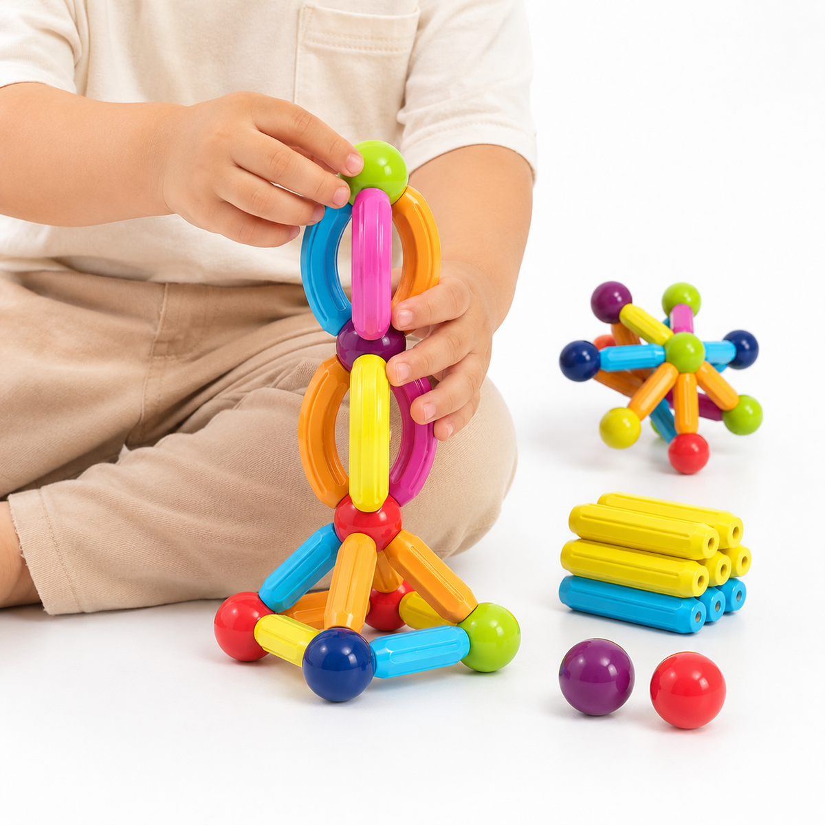 Montessori Magnetic Building Set Montessori Nation