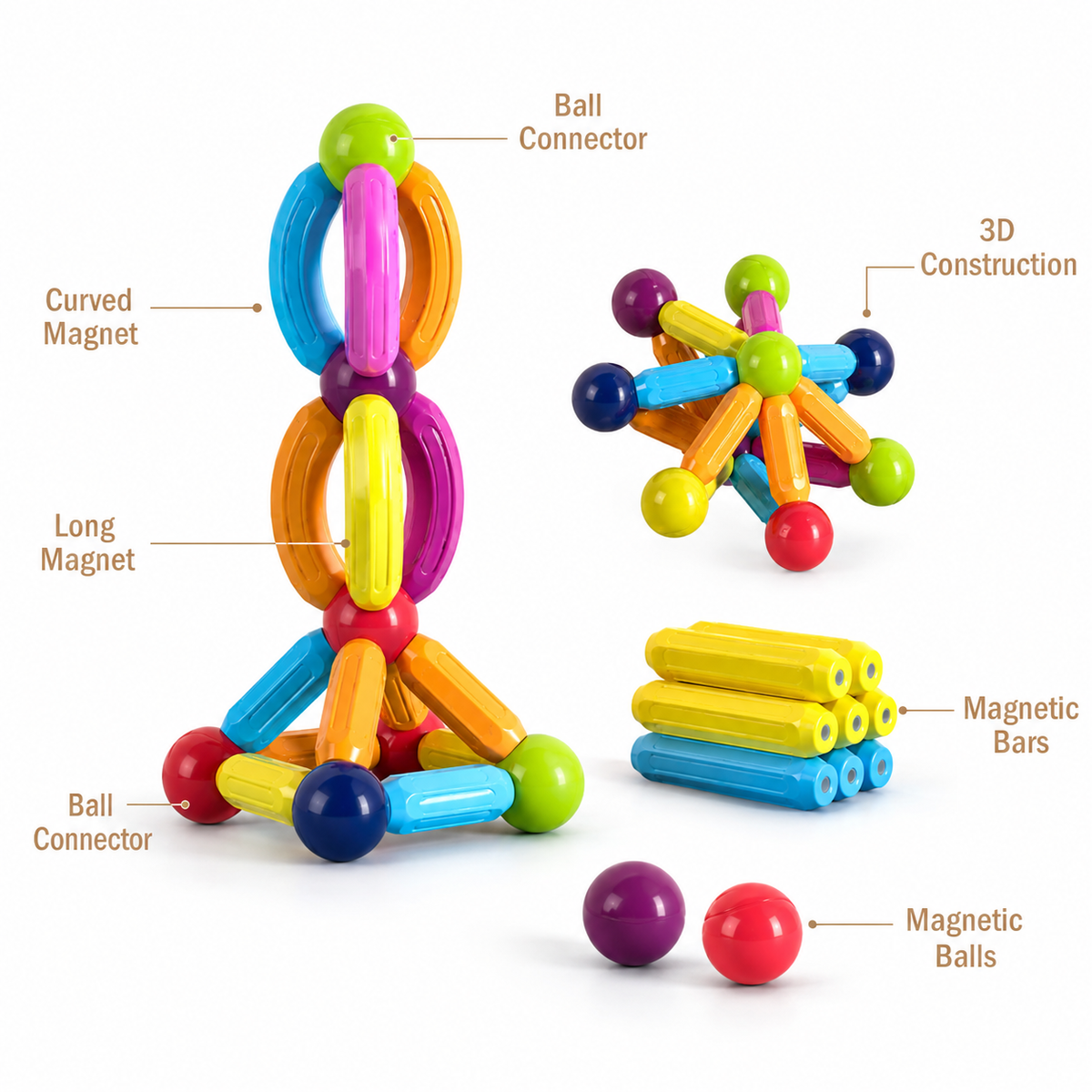 Montessori Magnetic Building Set Montessori Nation