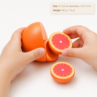 Montessori Magnetic Orange Cutting Toy Montessori Nation