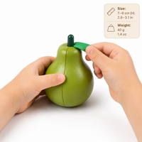 Montessori Magnetic Pear Cutting Toy Montessori Nation