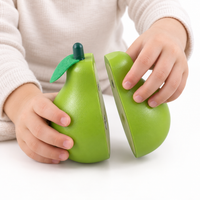 Montessori Magnetic Pear Cutting Toy Montessori Nation