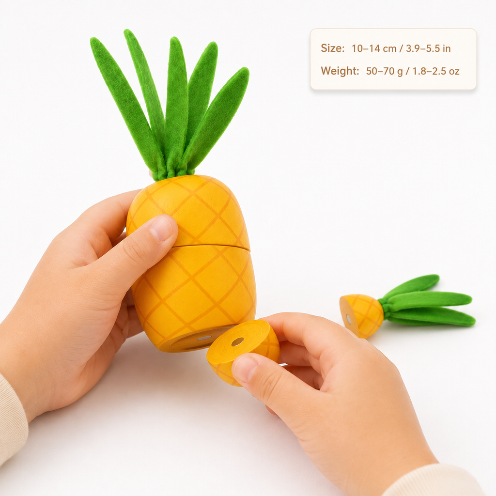 Montessori Magnetic Pineapple Toy Montessori Nation