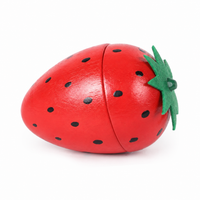 Montessori Magnetic Strawberry Cutting Toy Montessori Nation