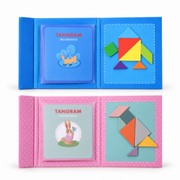 Montessori Magnetic Tangram Puzzle Book Montessori Nation