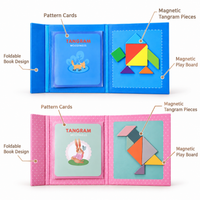 Montessori Magnetic Tangram Puzzle Book Montessori Nation