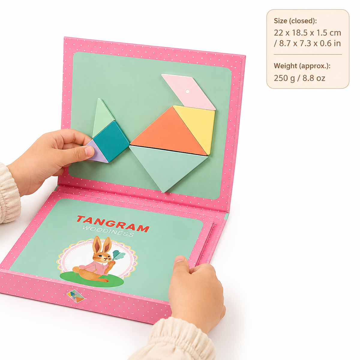 Montessori Magnetic Tangram Puzzle Book Montessori Nation