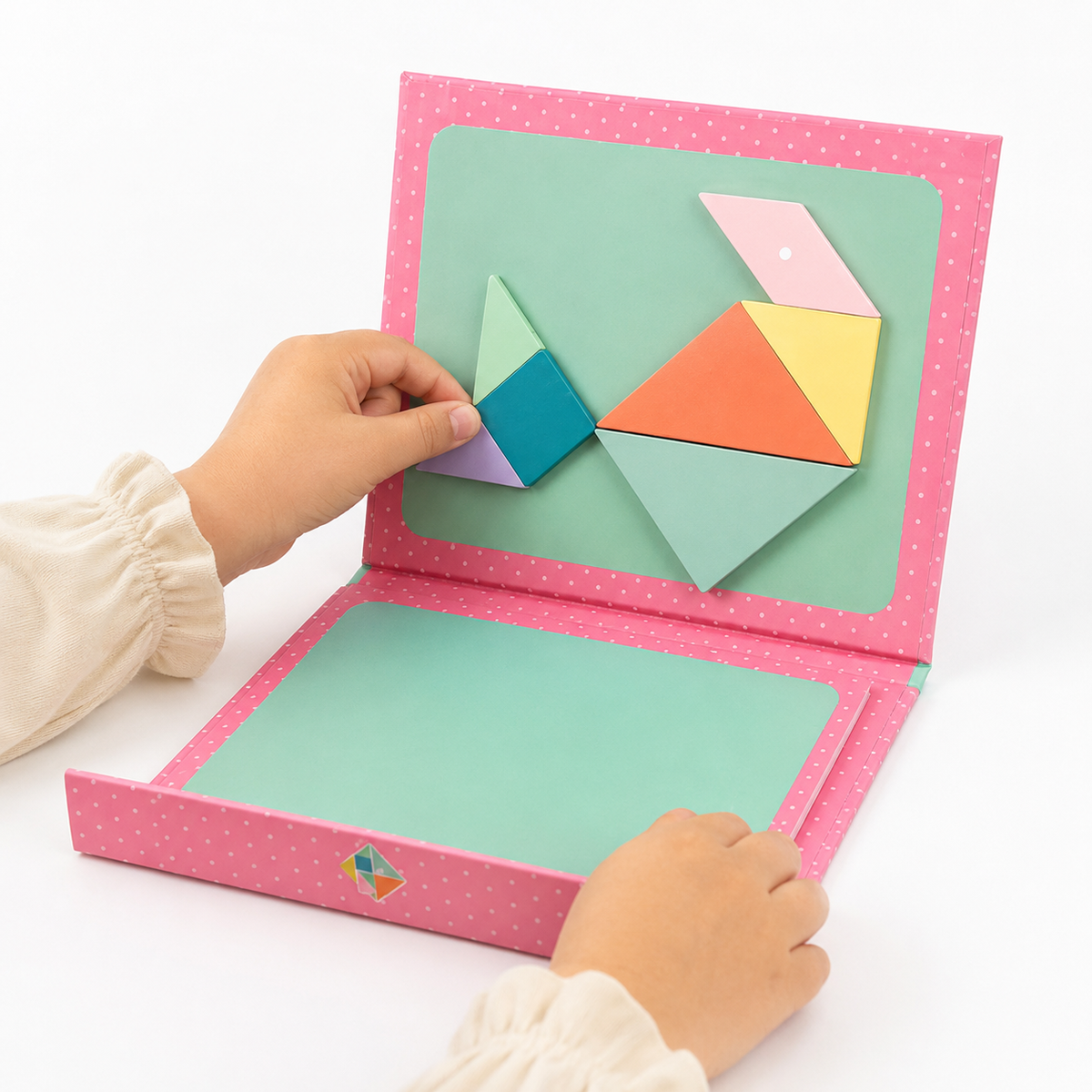 Montessori Magnetic Tangram Puzzle Book Montessori Nation