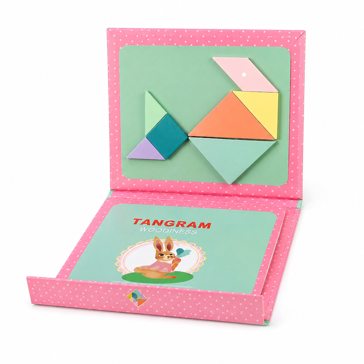 Montessori Magnetic Tangram Puzzle Book Montessori Nation