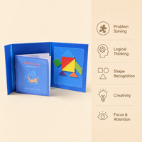 Montessori Magnetic Tangram Puzzle Book Montessori Nation