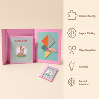 Montessori Magnetic Tangram Puzzle Book Montessori Nation