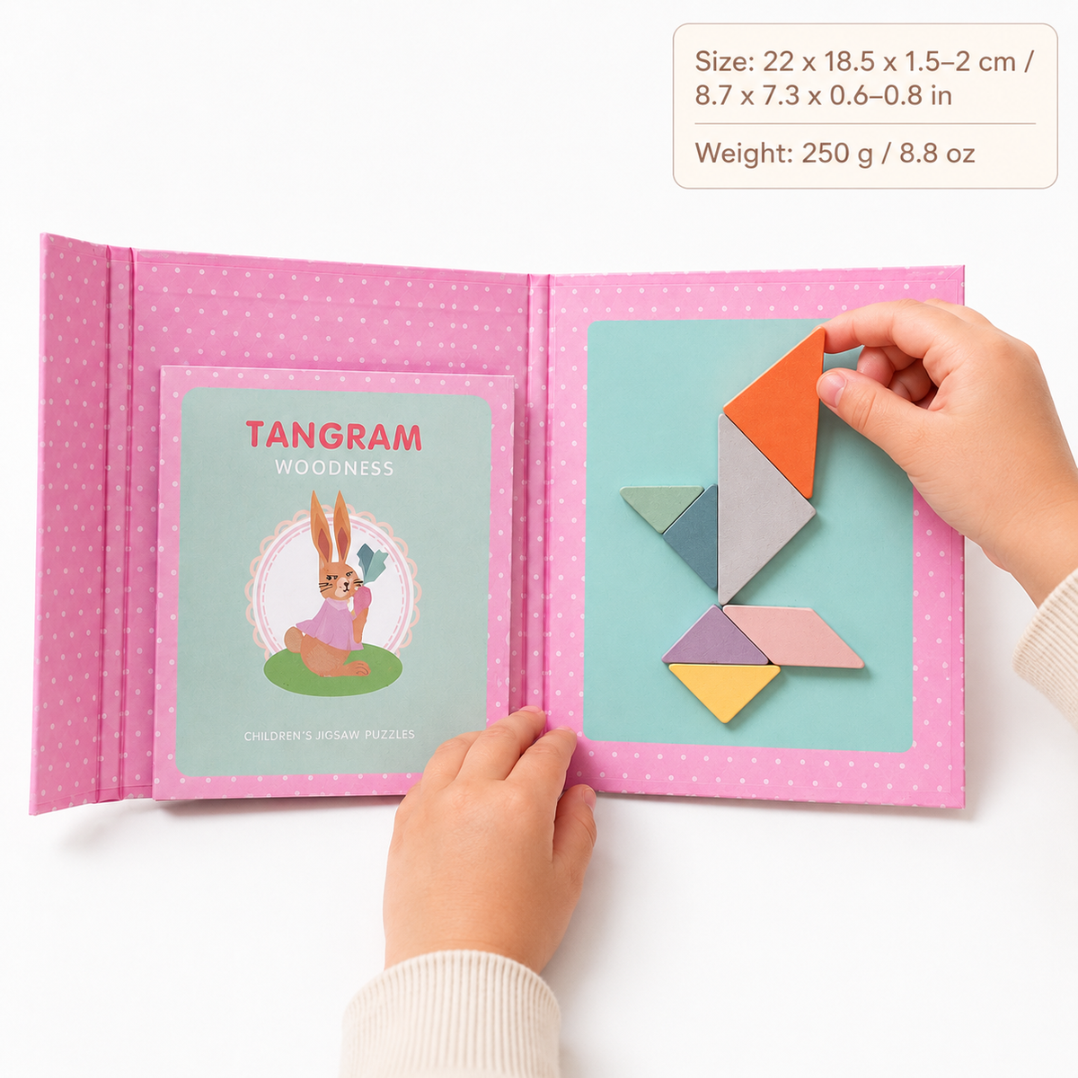 Montessori Magnetic Tangram Puzzle Book Montessori Nation