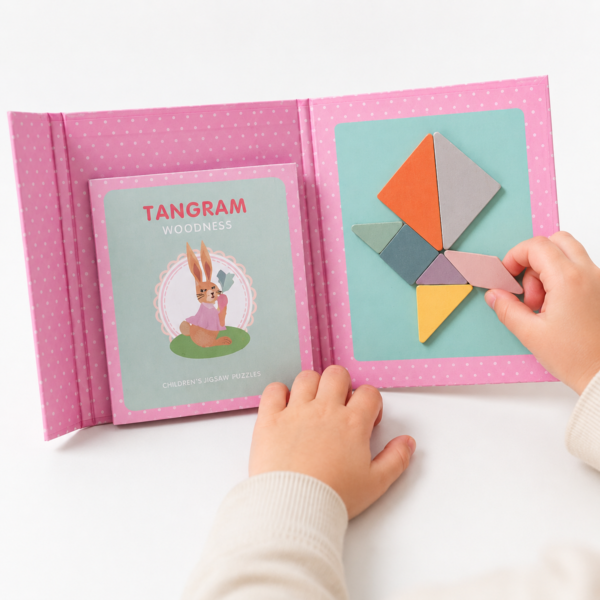 Montessori Magnetic Tangram Puzzle Book Montessori Nation
