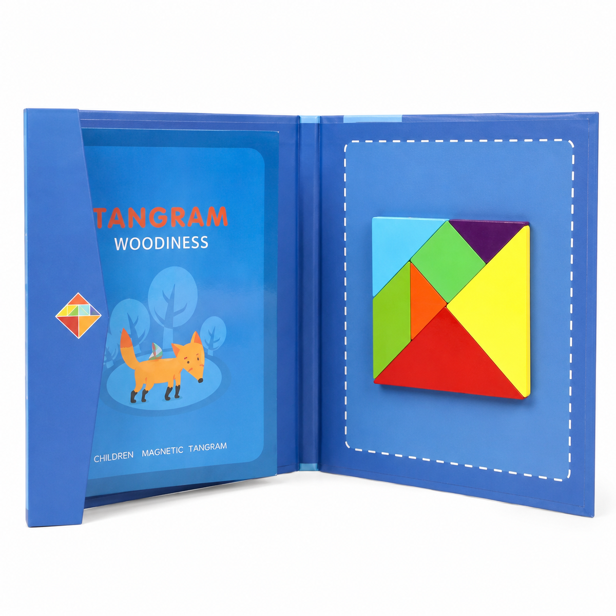 Montessori Magnetic Tangram Puzzle Book Montessori Nation