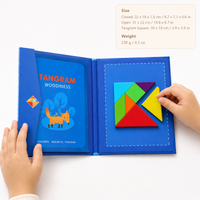 Montessori Magnetic Tangram Puzzle Book Montessori Nation