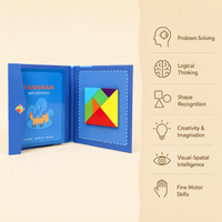 Montessori Magnetic Tangram Puzzle Book Montessori Nation