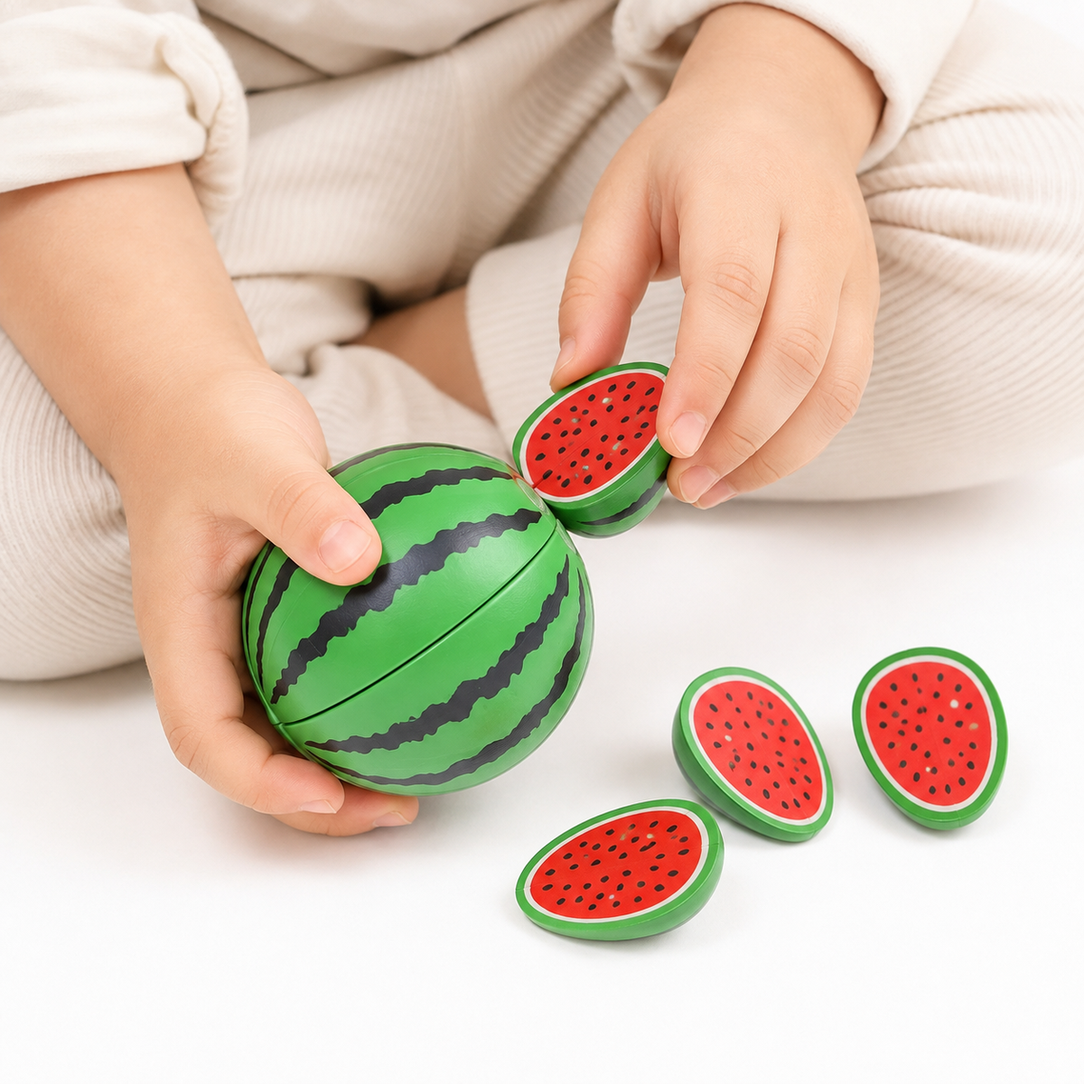 Montessori Magnetic Watermelon Toy Montessori Nation