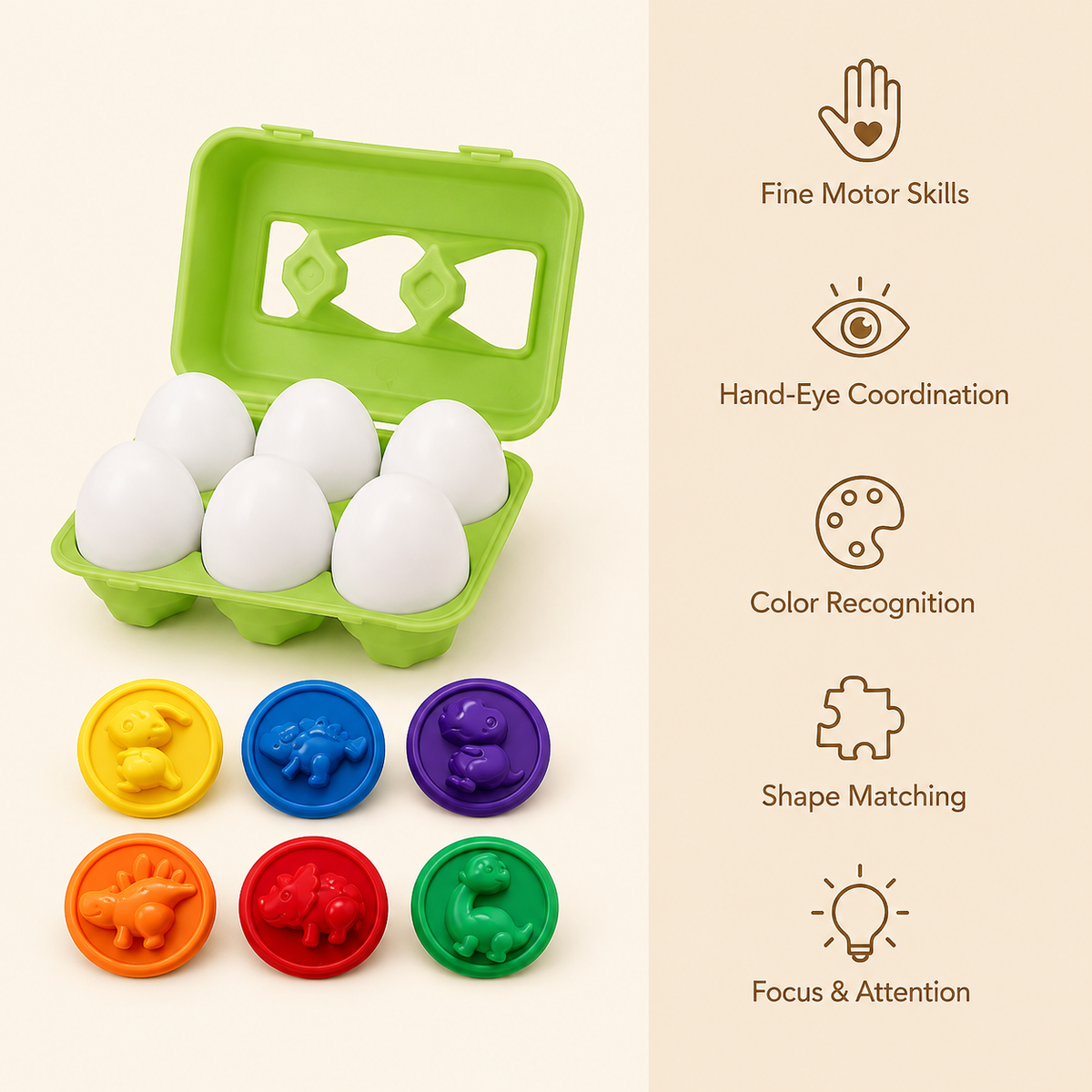 Montessori Matching Egg Puzzle Montessori Nation