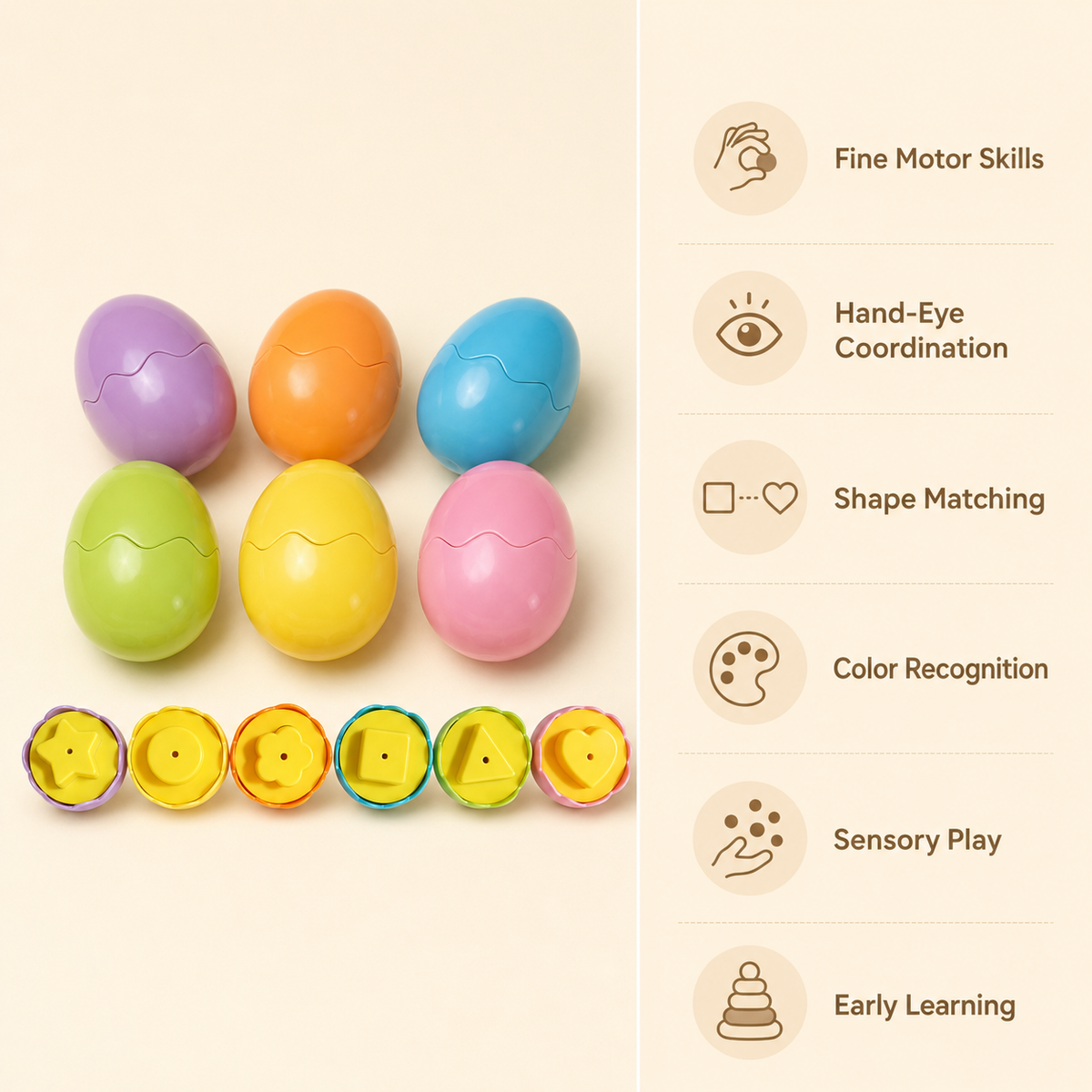 Montessori Matching Eggs Montessori Nation