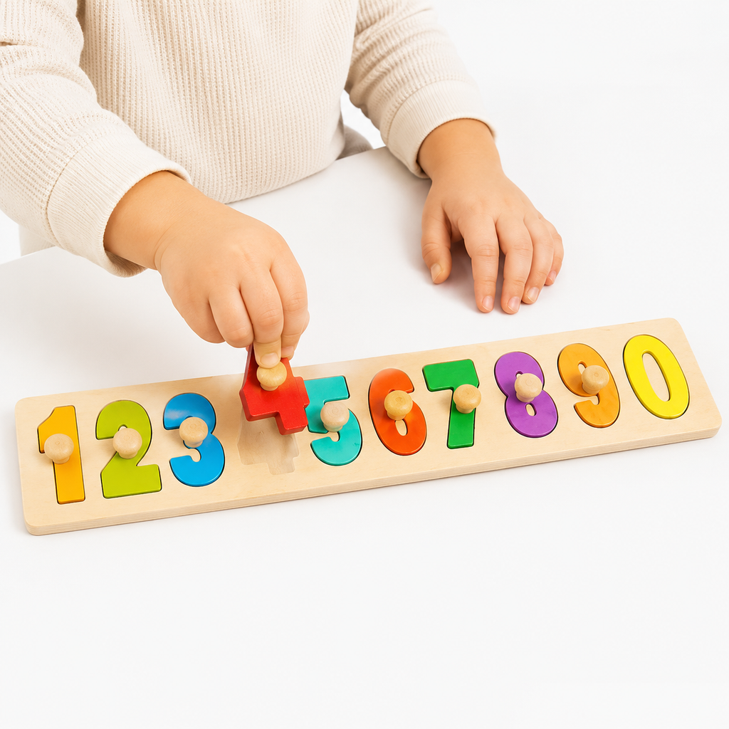 Montessori Number Puzzle Board Montessori Nation