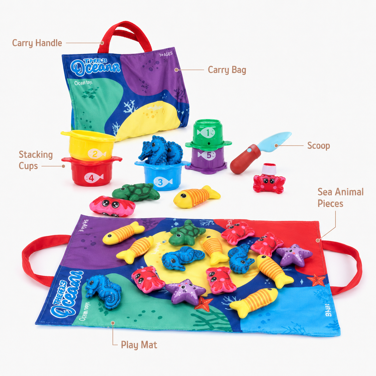 Montessori Ocean Fishing Play Set Montessori Nation