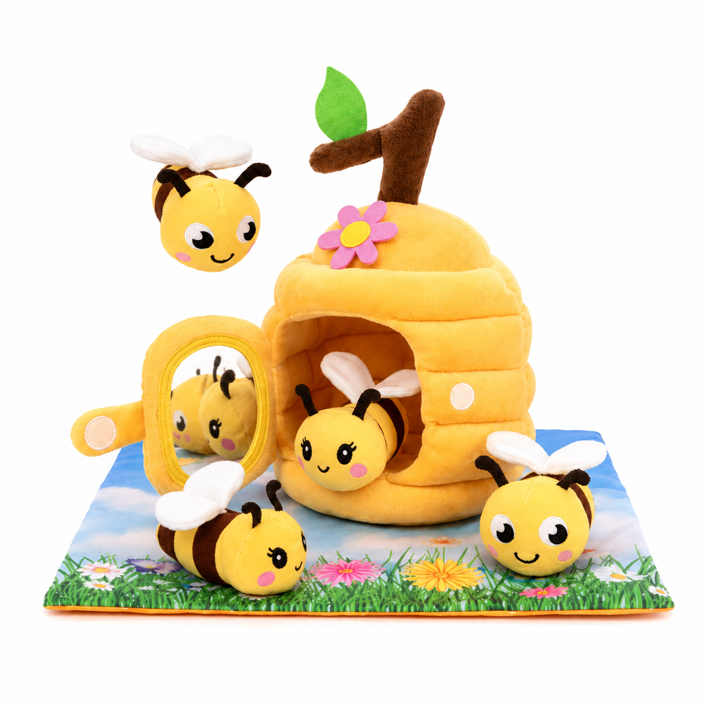 Montessori Plush Beehive Toy Montessori Nation