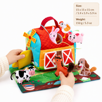 Montessori Plush Farm Activity Toy Montessori Nation