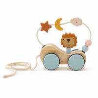 Montessori Pull Along Lion Toy Montessori Nation