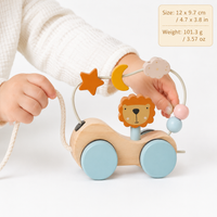 Montessori Pull Along Lion Toy Montessori Nation