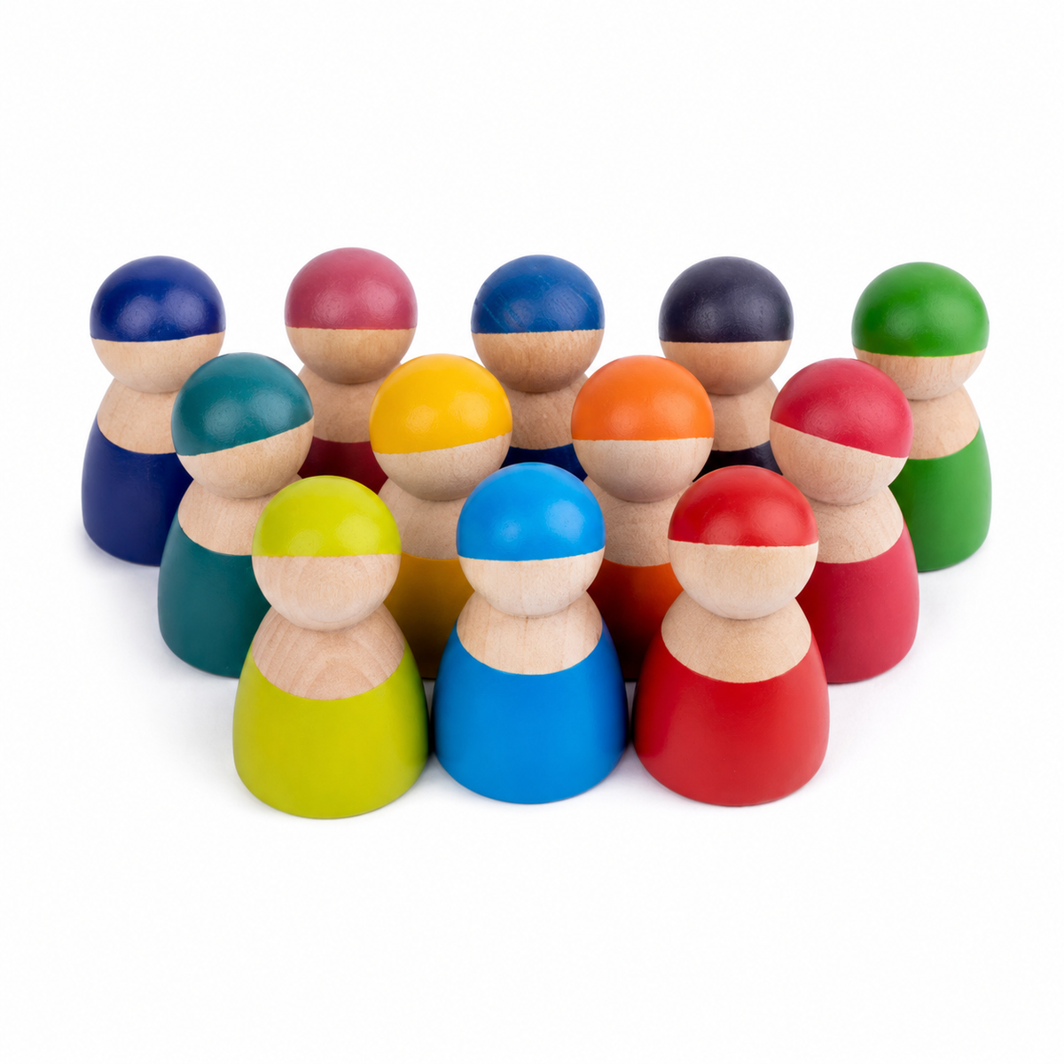 Montessori Rainbow Peg Dolls Montessori Nation
